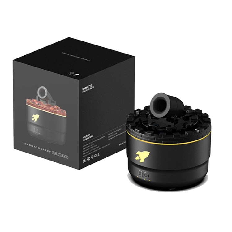 Turret Shape Aromatherapy Humidifier With 3-speed Timer 7-color Atmosphere Light USB Plug White - free shipping - PMC TechLife - Order now!