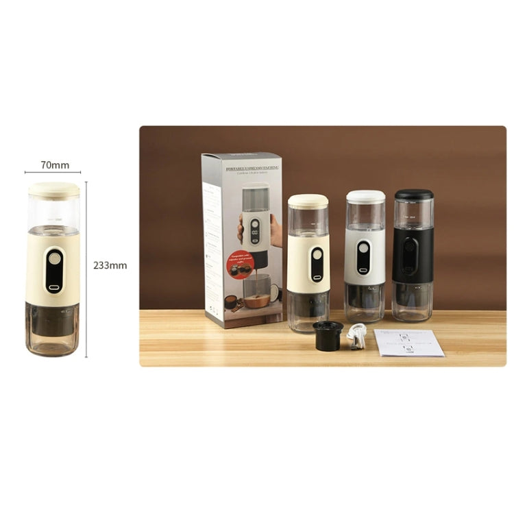 Wireless Portable Coffee Machine Compatible With Ground Coffee & NS Capsule(Black) - free shipping - PMC TechLife - Order now!
