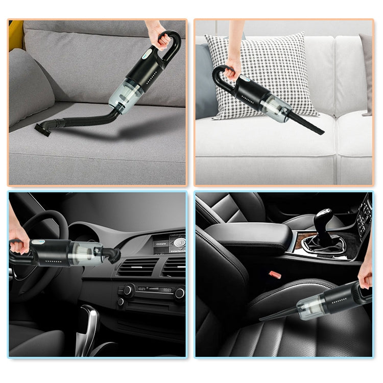 Wireless Car-mounted High-power Suction Handheld Vacuum Cleaner, Color: Black 7.4V - Vacuum Cleaner by PMC Jewellery | Online Shopping South Africa | PMC Jewellery | Buy Now Pay Later Mobicred