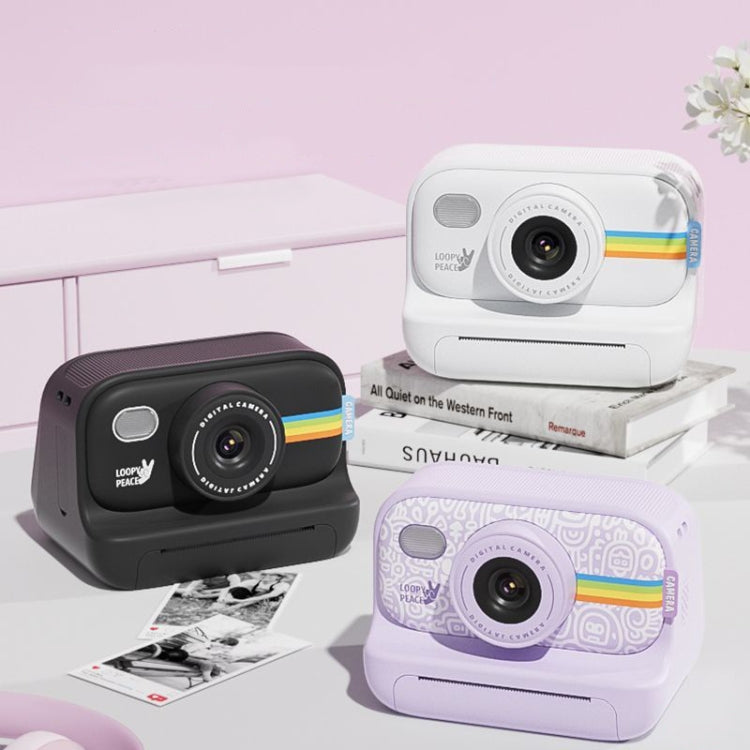 2.0-Inch LED Flash 1080P HD Recording Photo Printing Camera With 3-Rolls Paper, Color: White - Children Cameras by PMC TechLife | Online Shopping South Africa | PMC TechLife | Buy Now Pay Later Mobicred