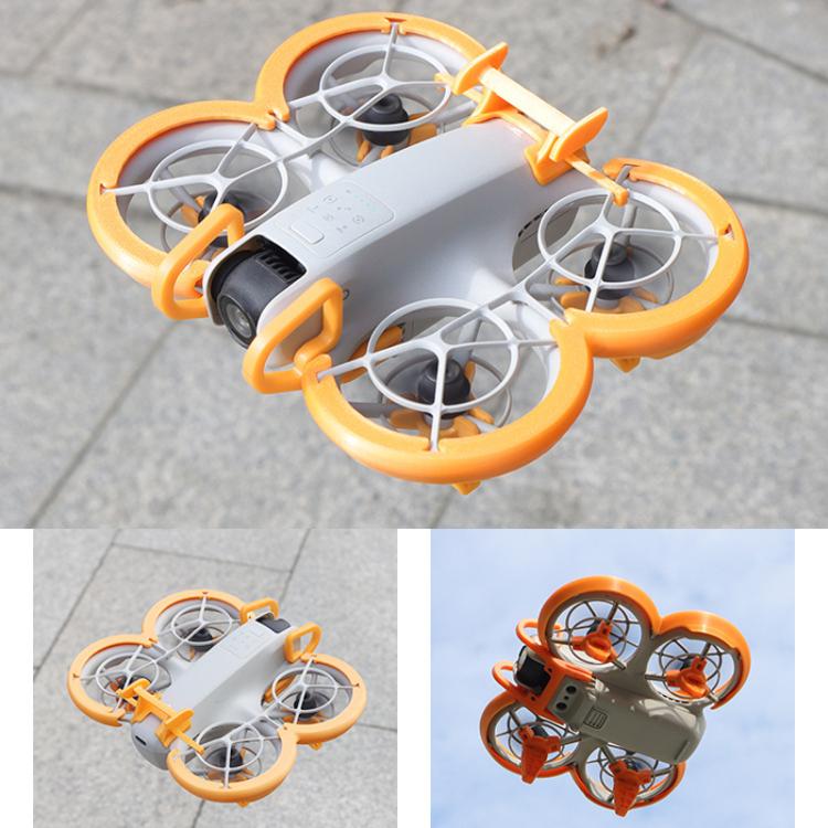 For DJI Neo CQT Impact Protection Cover + Bumper + Folding Stand + Tail Wing 4 In 1 Set(Gray) - free shipping - PMC TechLife - Order now!