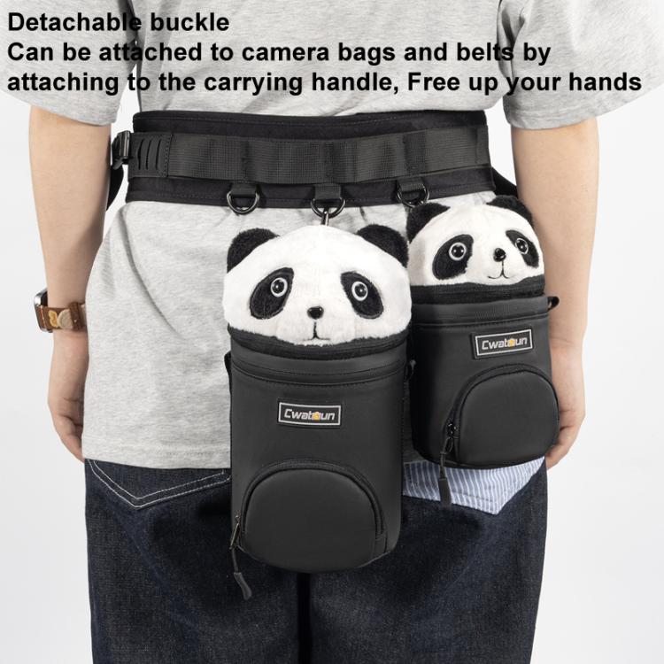 Cwatcun D162 Large Camera Lens Cylinder Cartoon Panda Camera Lens Protective Cover - free shipping - PMC TechLife - Order now!