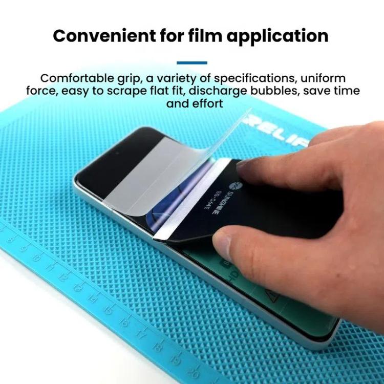 SUNSHINE SS-064B Mobile Phone Tablet PCs Protective Film Scraper Hydrogel Film Screen Scraper Card - free shipping - PMC TechLife - Order now!