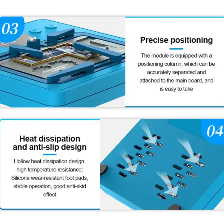 SUNSHINE SS-T12B 13 In 1 Mobile Phone Motherboard Smart Repair Heating Platform Kit Support IP7G-16PM/Android Universal - free shipping - PMC TechLife - Order now!