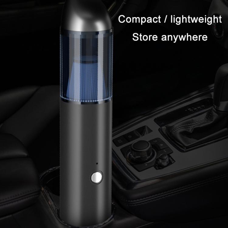 Portable Wireless Car Vacuum Cleaner Small Chargeable Handheld Wet / Dry Large Suction Household Vacuum Cleaner(Black) - Vacuum Cleaner by PMc TechLife | Online Shopping South Africa | PMc TechLife | Buy Now Pay Later Mobicred