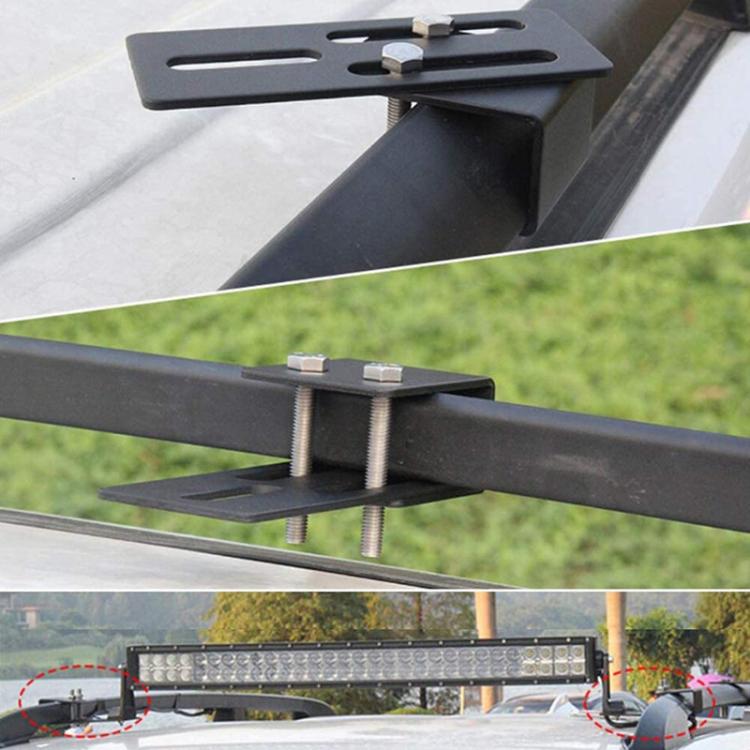 Car Luggage Rack Modification Fixing Clip Roof Spotlight Bracket Accessories(Black) - Roof Racks by PMc TechLife | Online Shopping South Africa | PMc TechLife | Buy Now Pay Later Mobicred