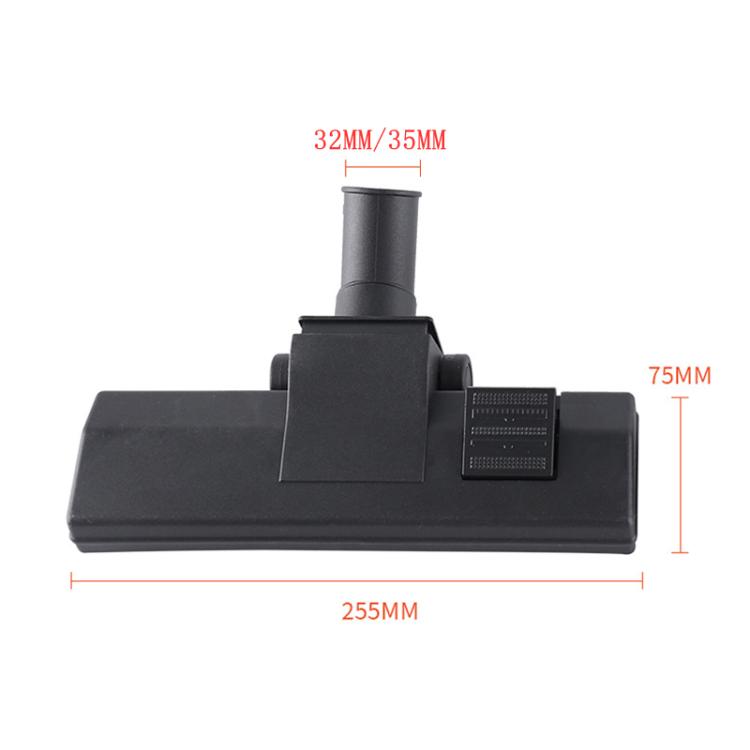For JIEBA / Midea / JIENUO Vacuum Cleaner Floor Brush Head Replacement Part Universal Suction Nozzle Floor Brush, Spec: 35mm Metal Bottom - free shipping - PMc TechLife - Order now!