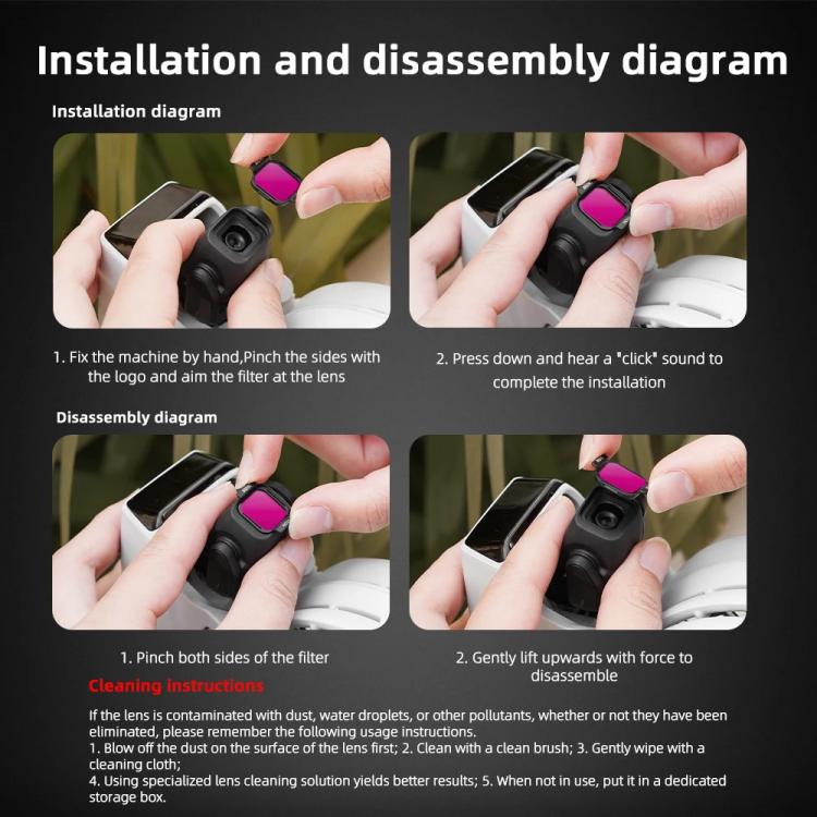 For DJI Flip BRDRC Lens Filters Protective Lens Accessories, Style: CPL - free shipping - PMC TechLife - Order now!