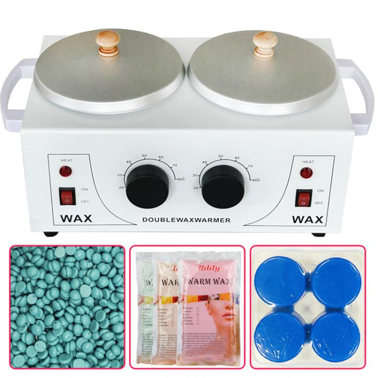 Double Pots Chocolate Melt Machine Temperature Control Hand Wax Machine Hand Heat Stirring Tool(EU Plug) - free shipping - PMC TechLife - Order now!