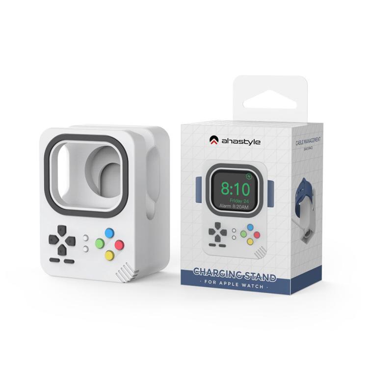 For Apple Watch AhaStyle DD05 Silicone Mini Charging Stand, Without Charger(Black) - Charger / Holder by AhaStyle | Online Shopping South Africa | PMC TechLife | Buy Now Pay Later Mobicred