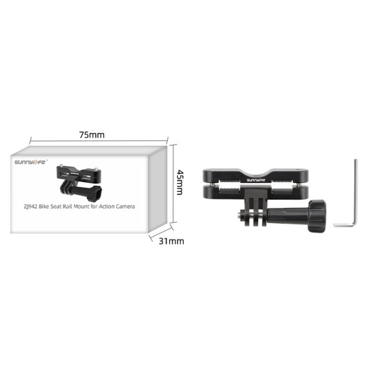 Sunnylife ZJ942 Sports Camera Bike Seat Mount Cycling Bracket(Black) - free shipping - PMC TechLife - Order now!
