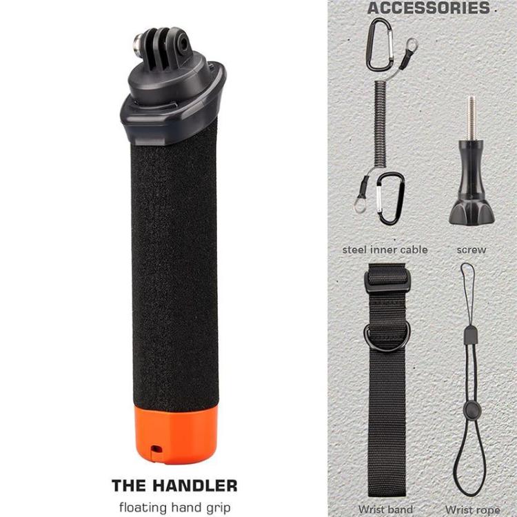 Floating Hand Grip For GoPro/DJI/Insta360 Action Camera Waterproof Buoyant Handle With Anti-Loss Steel Cable - free shipping - PMC TechLife - Order now!