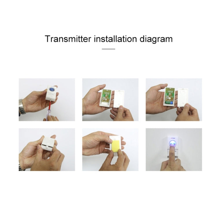 VOYE V003A Home Music Remote Control Wireless Doorbell with 38 Polyphony Sounds, US Plug (White) - Wireless Doorbell by VOYE | Online Shopping South Africa | PMc TechLife | Buy Now Pay Later Mobicred