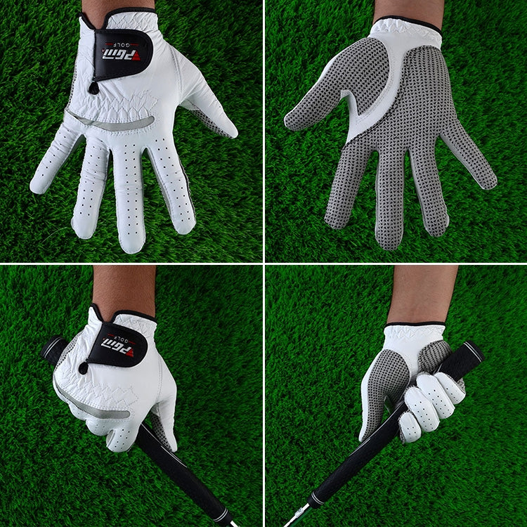 PGM Golf Sheepskin Anti-Slip Single Gloves for Men(Size: 25-Left Hand) - Safety Gloves by PGM | Online Shopping South Africa | PMC TechLife | Buy Now Pay Later Mobicred