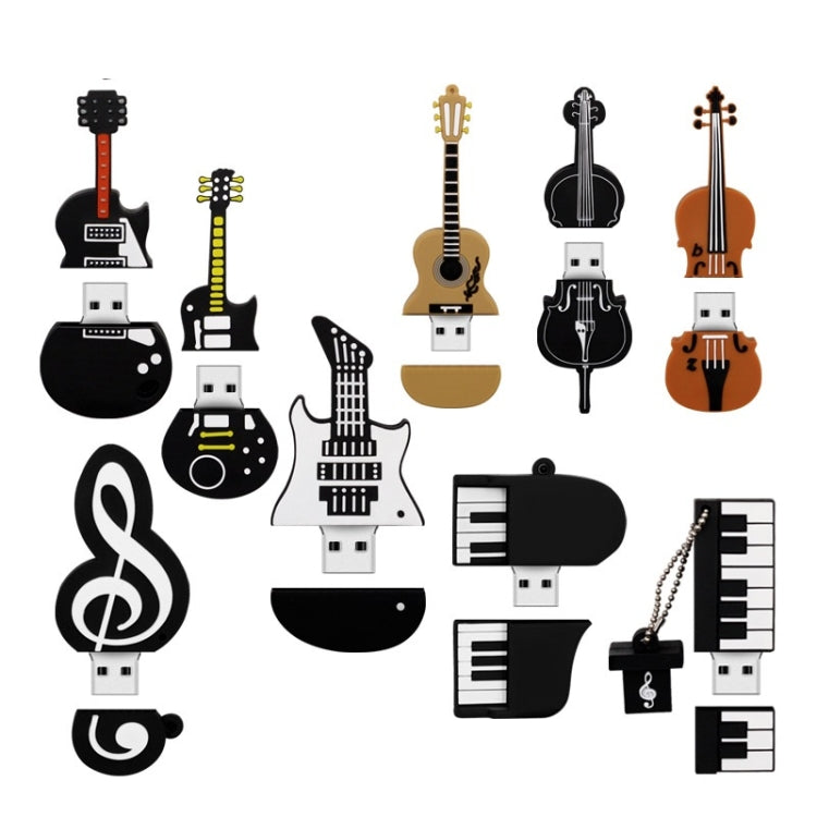 MicroDrive 64GB USB 2.0 Medium Violin U Disk - USB Flash Drives by MicroDrive | Online Shopping South Africa | PMC TechLife | Buy Now Pay Later Mobicred