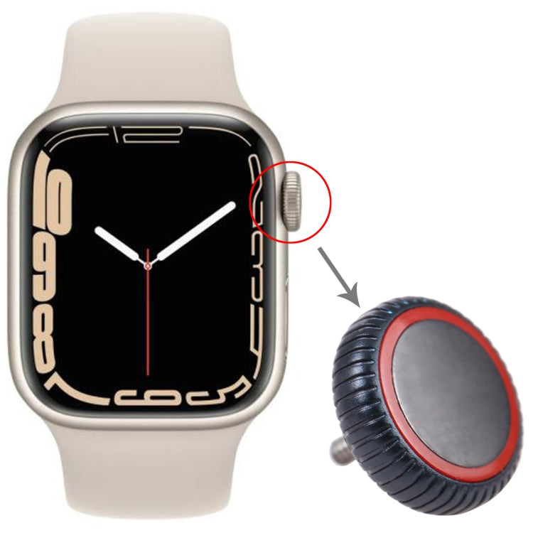 Watch Crown Nut Replacement For Apple Watch Series 7 (LTE) (Grey) - by PMC TechLife | Online Shopping South Africa | PMC TechLife
