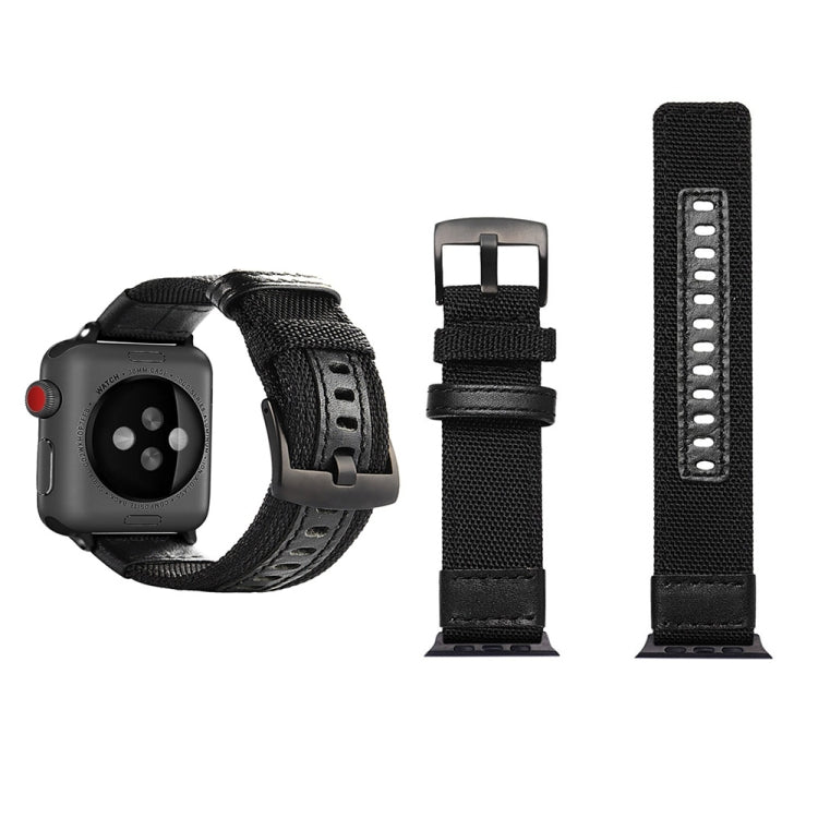 Jeep Style Nylon Wrist Watch Band with Stainless Steel Buckle for