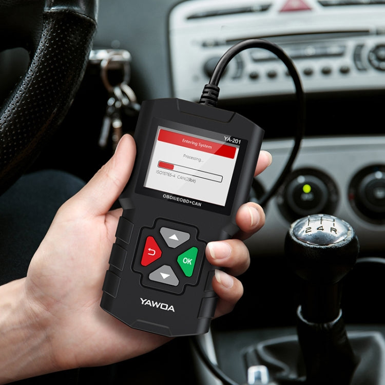 YA201 Car Mini Code Reader OBD2 Fault Detector Diagnostic Tool - Code Readers & Scan Tools by PMC TechLife | Online Shopping South Africa | PMC TechLife