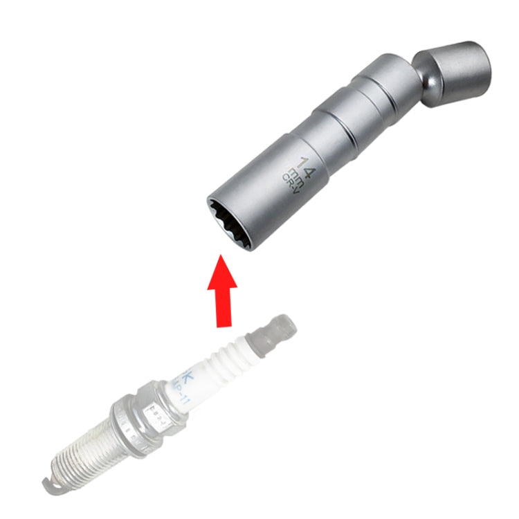 ZK-009 Car 14mm Universal Spark Plug Removal Sleeve Tool for Nissan / BMW / Volkswagen / Mercedes-Benz / Audi - Engine Repair Tools by PMC TechLife | Online Shopping South Africa | PMC TechLife