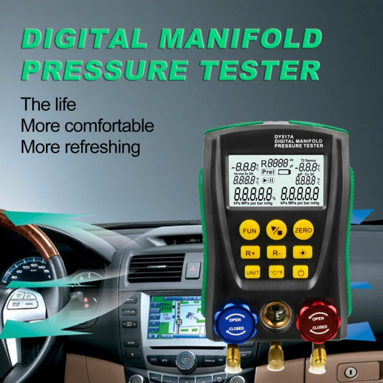 DUOYI DY517A Car Air Conditioning Diagnostic Instrument Temperature Monitor Fluoride Meter - free shipping - PMC TechLife - Order now!