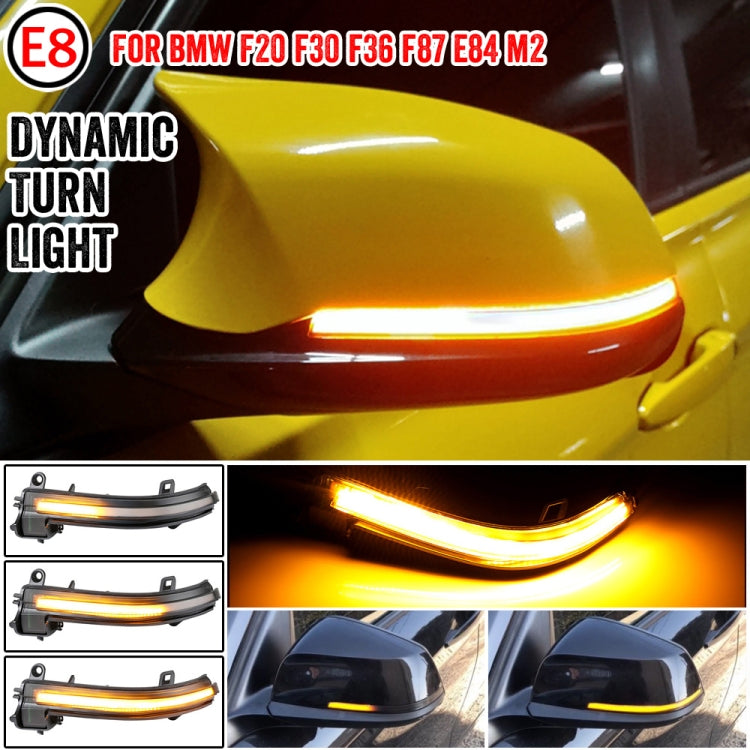 1 Pair For BMW 3 Series F20 Car Dynamic LED Turn Signal Light Rearview Mirror Flasher Water Blinker (Transparent Black) - free shipping - PMC TechLife - Order now!