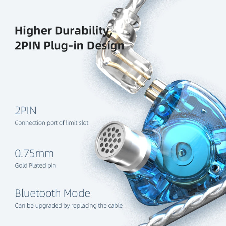 KZ ZAX 16-unit Ring Iron Sport Gaming In-ear Wired Earphone, Standard Version(Silver) - free shipping - PMC TechLife - Order now!