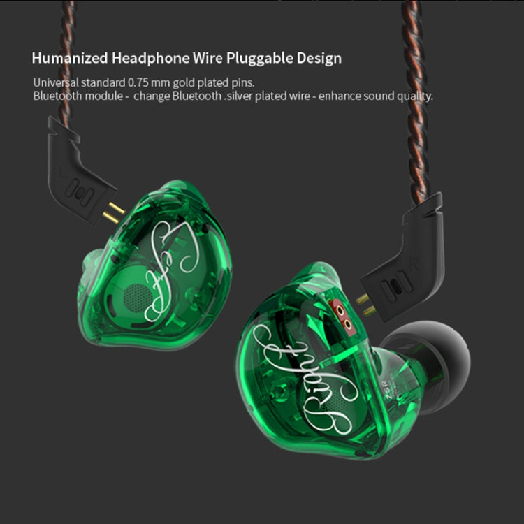 KZ ZSR 6-unit Ring Iron In-ear Wired Earphone, Mic Version(White) - free shipping - PMC TechLife - Order now!