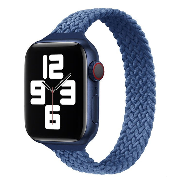 Small Waist Single Loop Nylon Braid Watch Band For Apple Watch