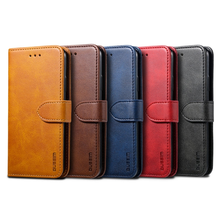 For iPhone 8 / 7 GUSSIM Magnetic Horizontal Flip Leather Case with Holder & Card Slots & & Wallet(Black) - free shipping - PMC TechLife - Order now!