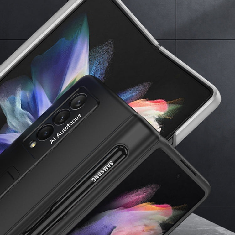 For Samsung Galaxy Z Fold3 5G GKK Magnetic Full Coverage Phone Flip Case with Pen Slot(Black) - free shipping - PMC TechLife - Order now!