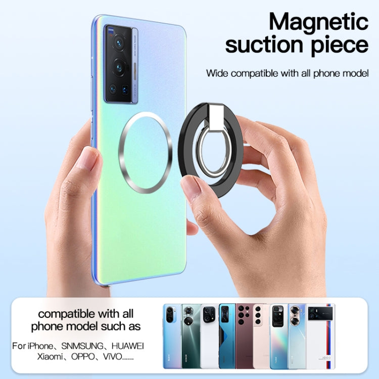 wlons Magnetic 360 Degree Rotatable Mobile Phone Ring Holder(White) - Ring Holder by wlons | Online Shopping South Africa | PMC TechLife | Buy Now Pay Later Mobicred
