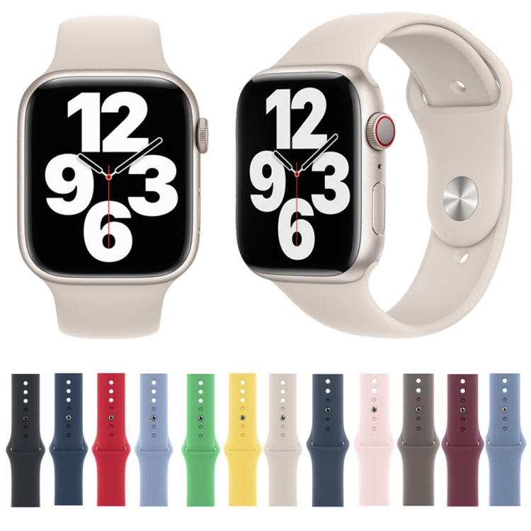 Silicone Watch Band For Apple Watch 46mm / 49mm / 45mm / 44mm(Red) - Watch Bands by PMC TechLife | Online Shopping South Africa | PMC TechLife | Buy Now Pay Later Mobicred
