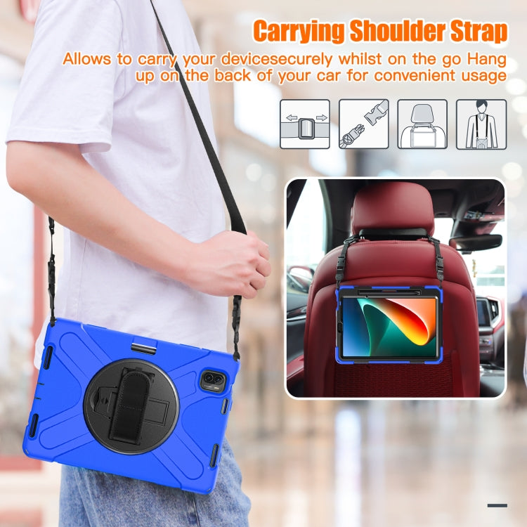 For Xiaomi Pad 5 / Pad 5 Pro Silicone + PC Tablet Case(Blue) - by PMC TechLife | Online Shopping South Africa | PMC TechLife