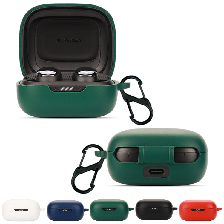 Bluetooth Earphone Silicone Protective Case For JBL Live Free 2 TWS(Black) - JBL Earphone Case by PMC TechLife | Online Shopping South Africa | PMC TechLife | Buy Now Pay Later Mobicred
