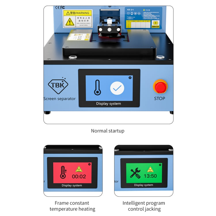 TBK 288 Built-in Pump Vacuum Automatic Intelligent Control Screen Removal Tool, UK Plug - free shipping - PMC TechLife - Order now!