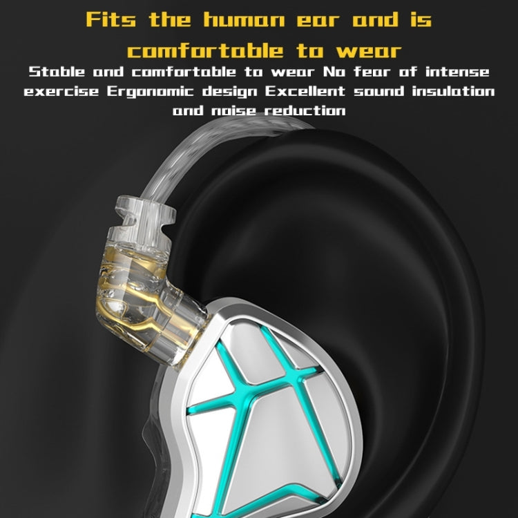 KZ-ESX 12MM Dynamic Subwoofer Sports In-Ear HIFI Headphones,Length: 1.2m(With Microphone) - free shipping - PMC TechLife - Order now!