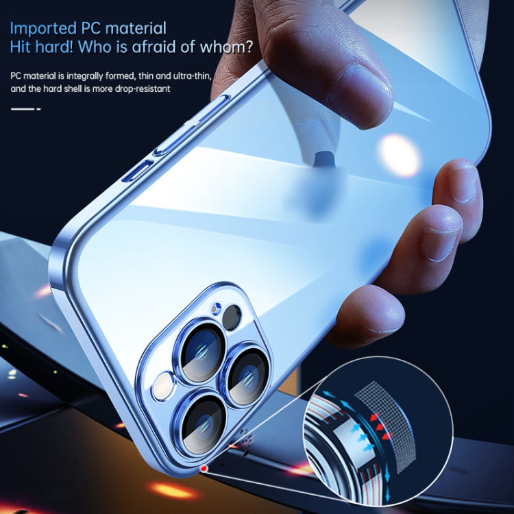 For iPhone 13 Pro Max SULADA JINGJIA Series Lens Protector PC Phone Case (Blue) - free shipping - PMC TechLife - Order now!
