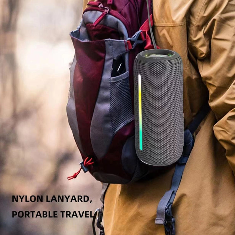 HOPESTAR P39 Outdoor Waterproof RGB Light Wireless Bluetooth Speaker(Blue) - free shipping - PMC TechLife - Order now!