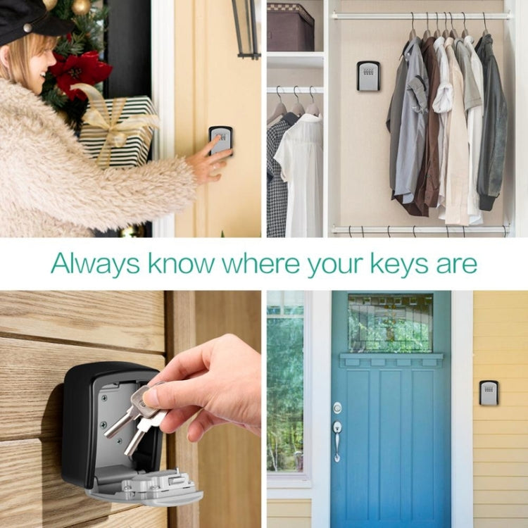 G9 4-digit Password Aluminum Alloy Key Storage Box(Red) - Safety Box by PMC TechLife | Online Shopping South Africa | PMC TechLife