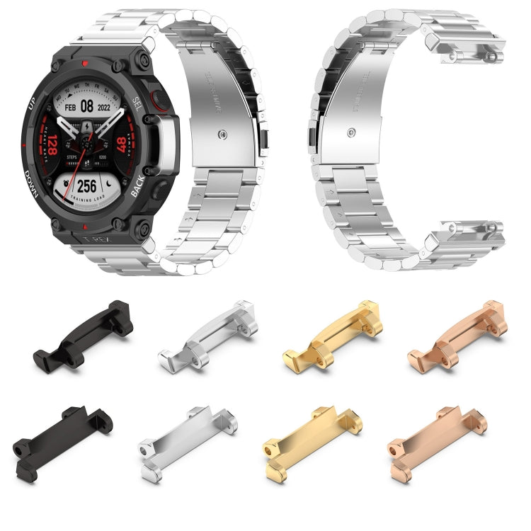 For AMAZFIT T-Rex 2 2 in 1 Metal Watch Band Connectors(Gold) - free shipping - PMC TechLife - Order now!