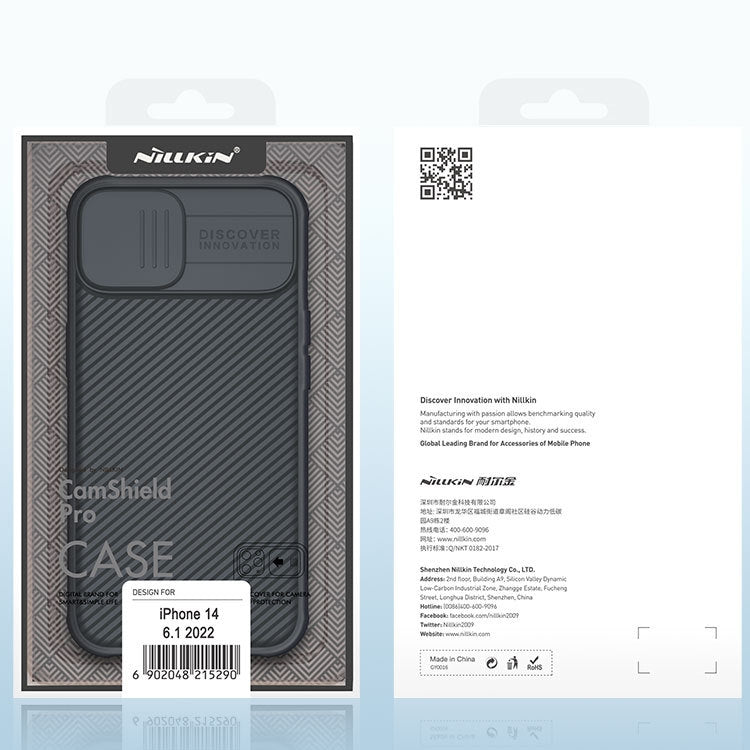 For iPhone 14 Plus NILLKIN CamShield Pro Protective Phone Case(Blue) - free shipping - PMC TechLife - Order now!
