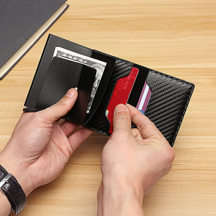C1804H1 RFID Carbon Fiber Wallet For Men(Bronzed Carbon Fiber) - free shipping - PMC TechLife - Order now!