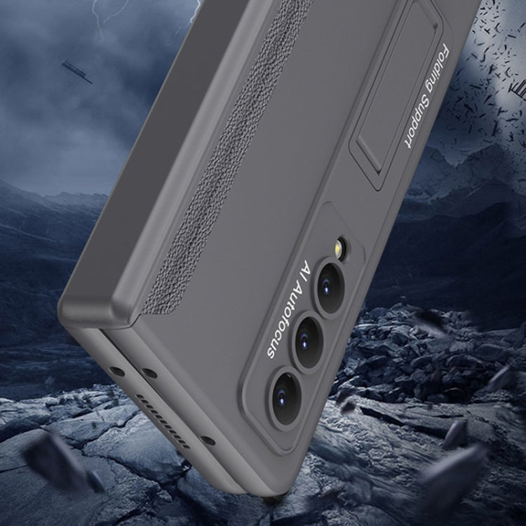 For Samsung Galaxy Z Fold4 GKK Integrated Magnetic Hinge Folding Phone Case(Grey) - free shipping - PMC TechLife - Order now!