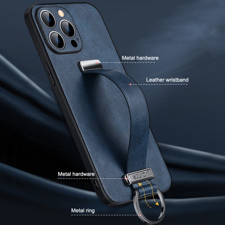 For iPhone 14 Plus SULADA Cool Series PC + Leather Texture Skin Feel Phone Case(Green) - iPhone 14 Plus Cases by SULADA | Online Shopping South Africa | PMC TechLife | Buy Now Pay Later Mobicred