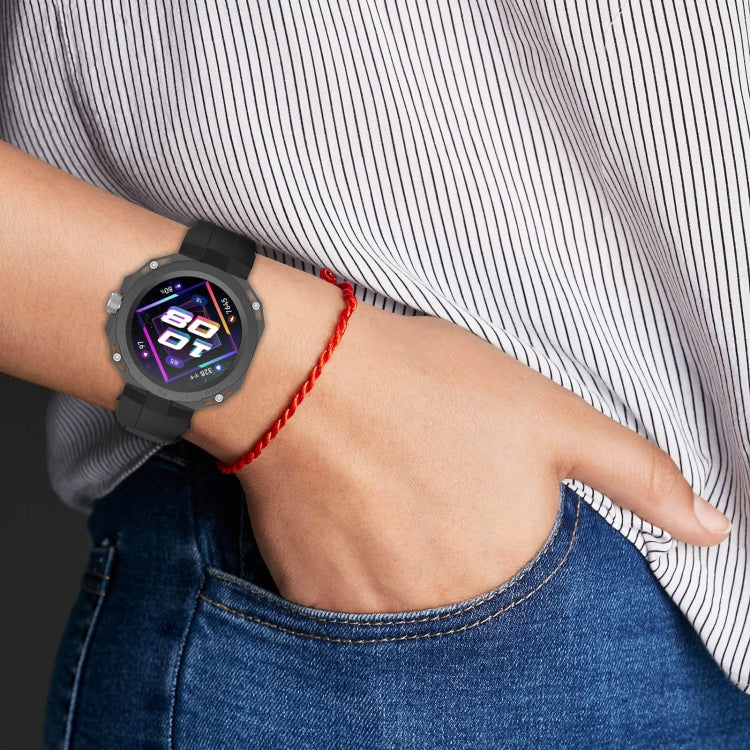 For Huawei Watch GT Cyber Monochrome Silicone Watch Band(Orange) - free shipping - PMC TechLife - Order now!