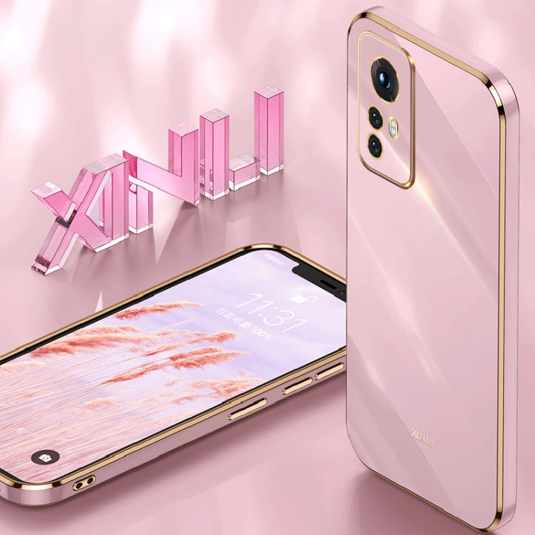 For Xiaomi 12 Lite XINLI Straight Edge 6D Electroplate TPU Phone Case(Celestial Blue) - free shipping - PMC TechLife - Order now!