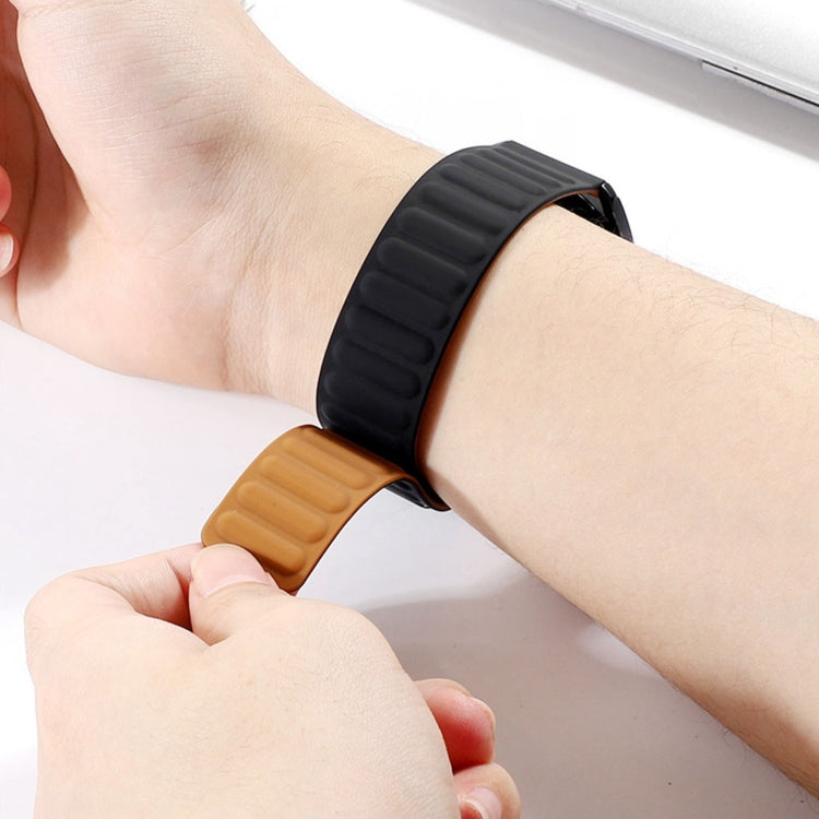 For Fitbit Versa 4 / 3 / Sense 2 20mm Silicone Magnetic Watch Band(Dark Blue) - free shipping - PMC TechLife - Order now!