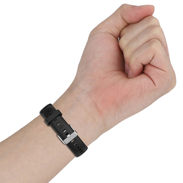 For Keep Band B5 / B4 / B4 Lite 16mm Glossy Surface Silicone Watch Band(Red) - Watch Bands by PMC TechLife | Online Shopping South Africa | PMC TechLife | Buy Now Pay Later Mobicred