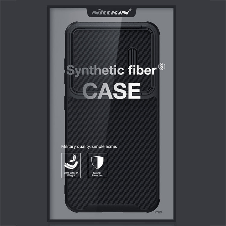 For Samsung Galaxy S23+ 5G NILLKIN Synthetic Fiber Camshield Phone Case(Black) - free shipping - PMC TechLife - Order now!