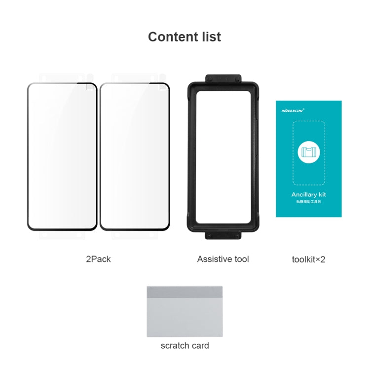 For Samsung Galaxy S23+ 5G NILLKIN Impact Resistant CurvedSurface Glass Film - Galaxy S23+ 5G Tempered Glass by NILLKIN | Online Shopping South Africa | PMC TechLife | Buy Now Pay Later Mobicred